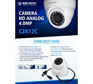 Camera KBVISION KX-2K12C 4.0 Megapixel - Hàng nhập khẩu