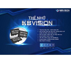 Thẻ nhớ 32GB KBVISION chuyên dùng cho camera kèm Adapter giá tốt. 