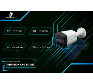 Camera 4in1 5MP KBVISION KX-C5013C vỏ nhựa