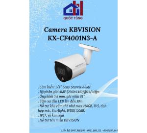 Camera IP Full-Color 4MP KBVISION KX-CF4001N3-A tích hợp micro