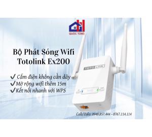Bộ Mở Rộng Sóng Wifi Chuẩn N Totolink EX200 V2 Trắng