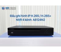 KX-A8124N2 - Đầu ghi hình NVR 4 kênh H.265+, thiết kế gọn nhẹ.