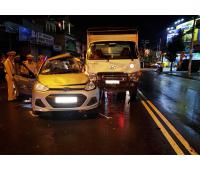 Bảo Lộc: Xe tải tông taxi đang qua đường, 1 người chết tại chỗ