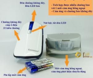 CHUÔNG BÁO KHÁCH KHÔNG DÂY - Tính ứng dụng cao
