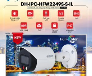 Camera IP 4MP DAHUA DH-IPC-HFW2449S-S-IL