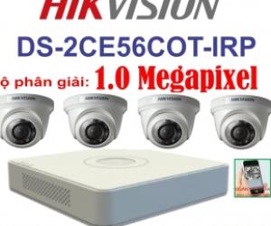 TRON BỘ CAMERA HIKVISION DS-2CE56COT IRP