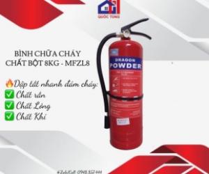 Bình chữa cháy 8kg bột ABC MFZL8