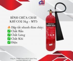 BÌNH CHỮA CHÁY CO2 MT5 5KG CÓ TEM KIỂM ĐỊNH