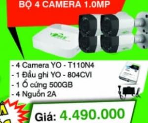 Trọn gói 04 camera yosee - technologi JAPAN