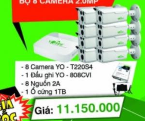 TRỌN BỘ 8 CAMERA YOSEE 2.0
