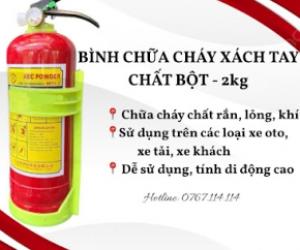 Bình chữa cháy di động tiện lợi MFZL2 - 2kg