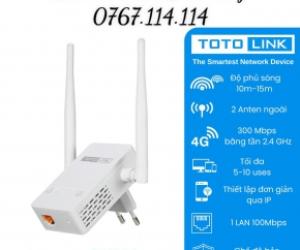 bộ Mở Rộng Sóng Wifi Chuẩn N Totolink EX200 nhỏ gọn