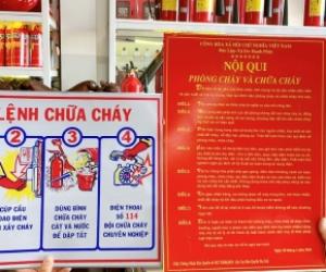 Bộ bảng nội quy tiêu lệnh PCCC