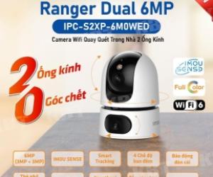 Camera Wifi iMOU Ranger Dual 6MP IPC-S2XP-6M0WED 2 ống kính