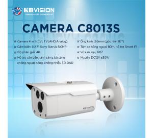 Camera 4in1 hồng ngoại 8MP KBVISION KX-C8013S