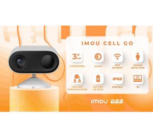Camera iMOU Cell Go dùng pin 2K IPC-B32P-V2 (CAMERA DÙNG PIN 100%)