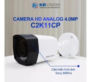 Camera KBVISION KX-2K11CP 4.0 Megapixel, IR 20m, F3.6 mm góc nhìn 84 độ, OSD Menu, IP67