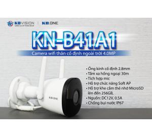 Camera Wifi 4MP thân cố định ngoài trời KBONE KN-B41A1