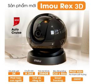 Camera Rex 3D Imou GS2DP-3K0W 3MP 2K wifi, phát hiện người và vật nuôi, đàm thoại 2 chiều