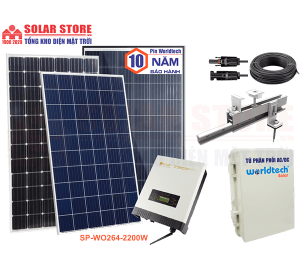 Hệ Thống Điện Mặt Trời Hòa Lưới WO66 630Wp