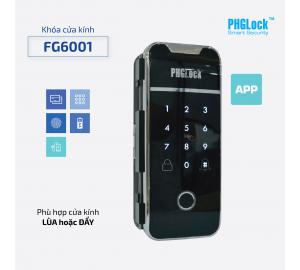 Khóa cửa mật mã cho cửa kính PHGLOCK FG6001 (Số lượng có hạn)