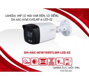 Camera HDCVI 5MP Full-Color DAHUA DH-HAC-HFW1509TLMP-A-LED-S2