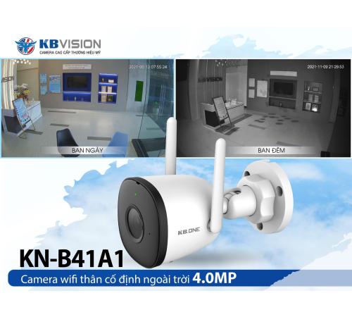Camera wifi thân cố định ngoài trời 4.0MP - KN-B41A1