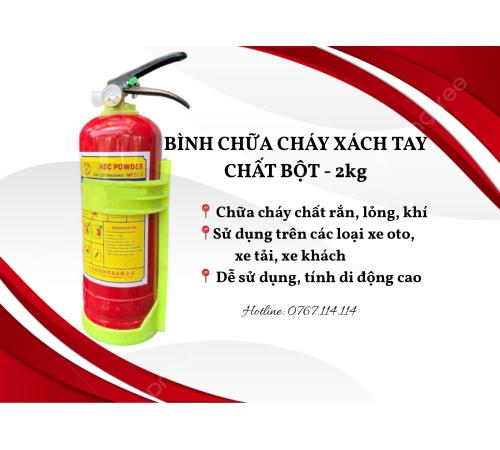 Bình cứu hỏa ,bình chữa cháy dạng bột ABC 2kg – MFZL2