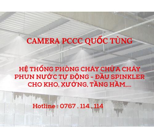 HỆ THỐNG PCCC PHUN NƯỚC TỰ ĐỘNG SPINKLER