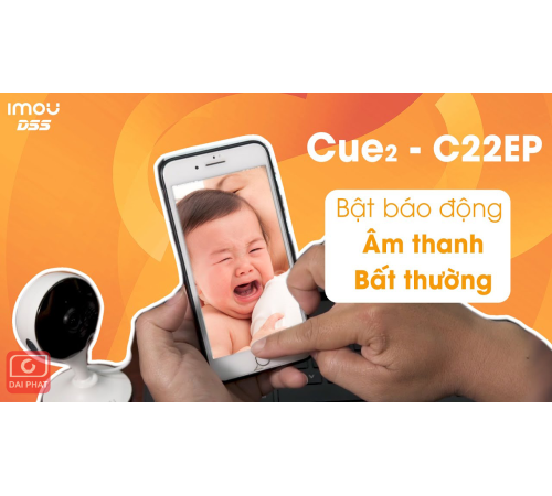 Camera cảnh báo em bé khóc, phát hiện chuyển động