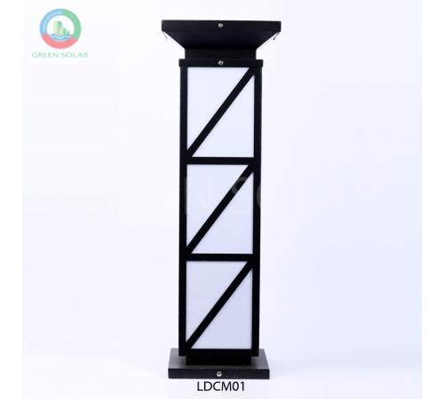 Đèn lối đi vuông chéo 4 mặt