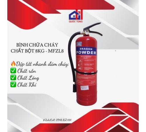 Bình chữa cháy 8kg bột ABC MFZL8
