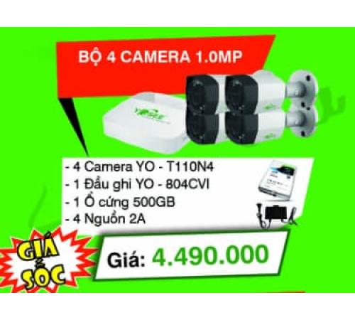 Trọn gói 04 camera yosee - technologi JAPAN