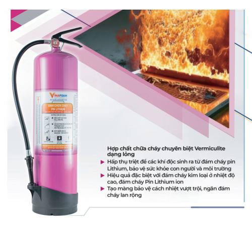 Bình chữa cháy pin lithium ion Vinafoam