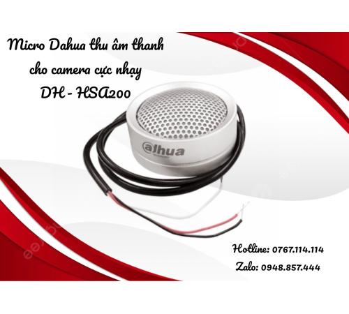 MICRO THU ÂM CHO CAMERA CỰC NHẠY HSA200