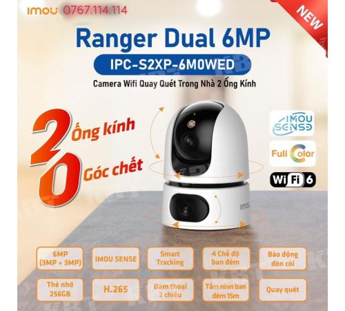 Camera Wifi iMOU Ranger Dual 6MP IPC-S2XP-6M0WED 2 ống kính